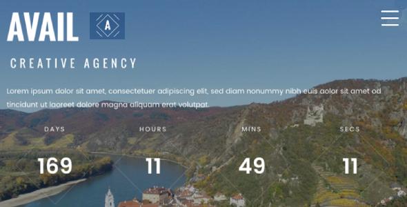 Avail - Creative Coming Soon Template