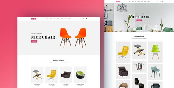 Asbab – Furniture eCommerce HTML5 Template