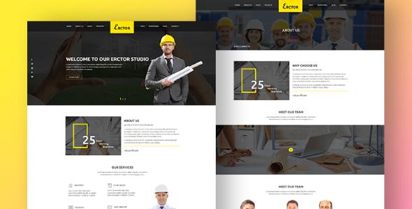 Erctor – Free Creative Responsive Architecture Template