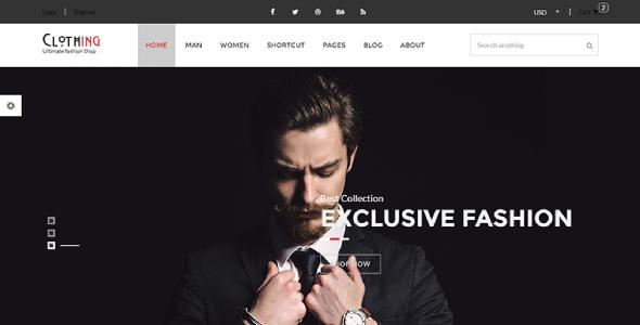 Clothing – eCommerce Fashion Template