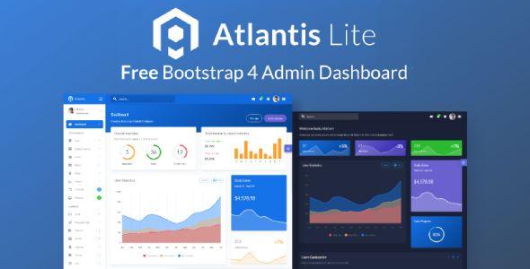 Atlantis Lite - Bootstrap 4 Admin Dashboard