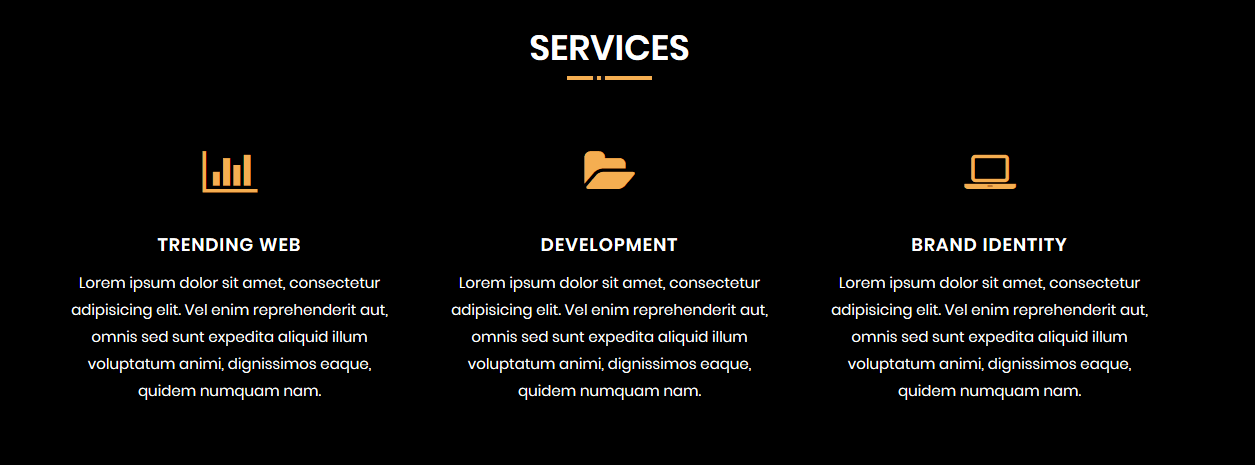 Martin - Personal Portfolio Bootstrap 4 Template screenshot 2