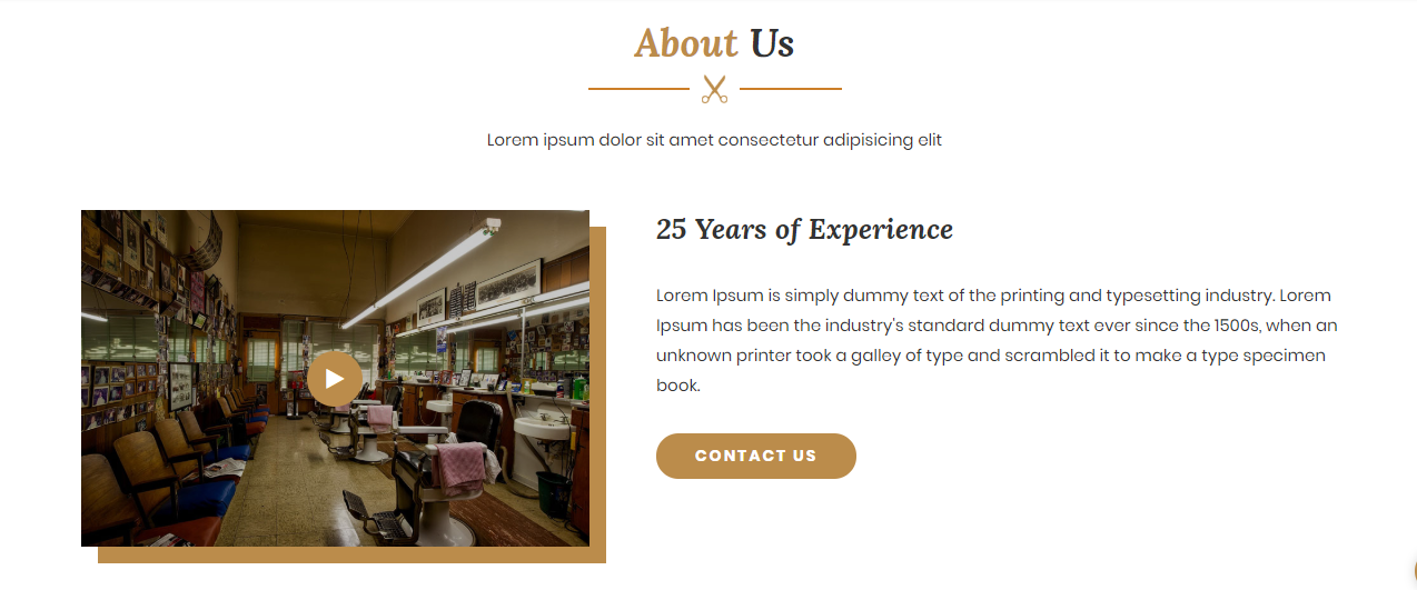 Alexandra - Barber Shop HTML Template screenshot 1