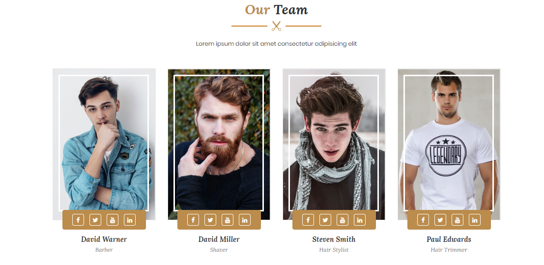 Alexandra - Barber Shop HTML Template screenshot 3