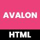 Avalon- Personal Portfolio HTML Template