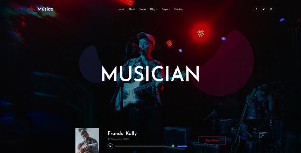 Musico - Creative Musician HTML Template
