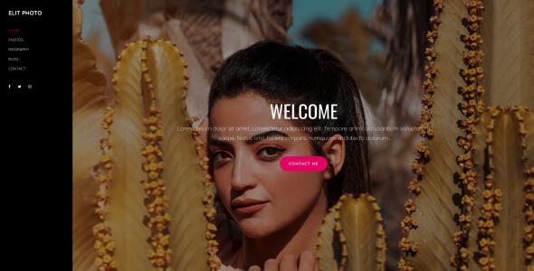 Elit - Photographer HTML Template