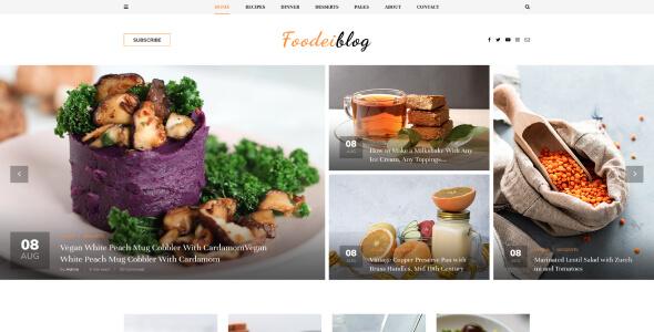 FoodeiBlog - Food Blogger HTML Template FoodeiBlog - Food Blogger HTML Template