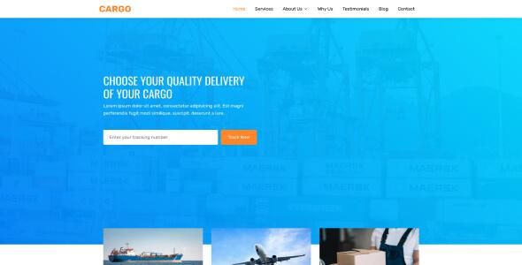 Cargo - Transport Website Template