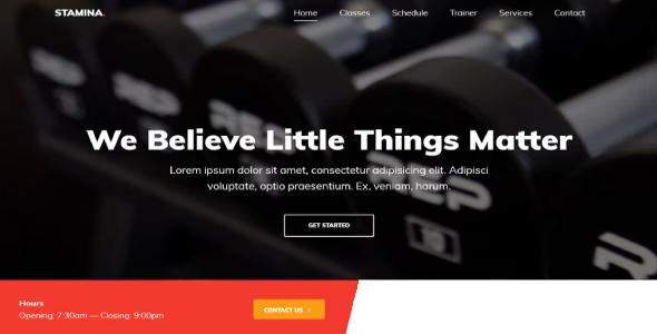 Stamina - Fitness Gym HTML Template Stamina - Fitness Gym HTML Template - Portfolio