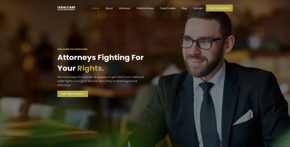 Legal Care - Lawyers and Attorneys HTML Template Legal Care - Lawyers and Attorneys HTML Template - Business