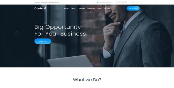 Conbusi - Business Agency HTML Template Conbusi - Business Agency HTML Template - Portfolio