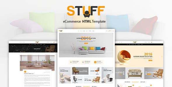 Stuff - Furniture HTML Template Stuff - Furniture HTML Template - Shopping