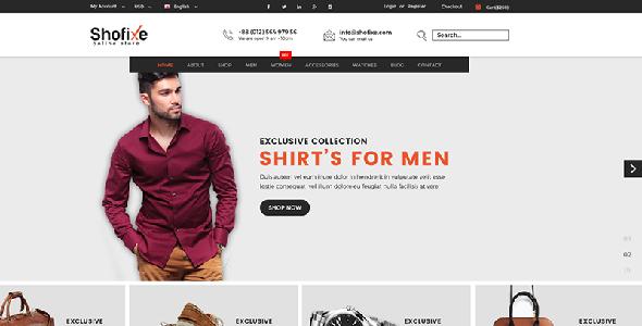 Shofixe - Fashion HTML Template