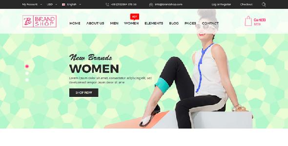 Brandshop - eCommerce Fashion HTML Template