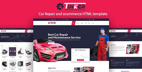 Tinker – Car Repair and eCommerce Template Tinker – Car Repair and eCommerce Template