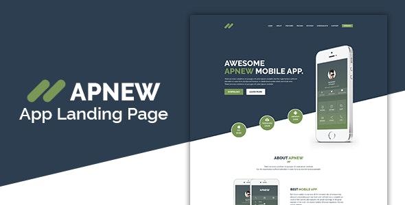 Apnew - App Landing Page HTML5 Template Apnew - App Landing Page HTML5 Template - Apps