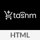 Tasnm – eCommerce Bootstrap Template