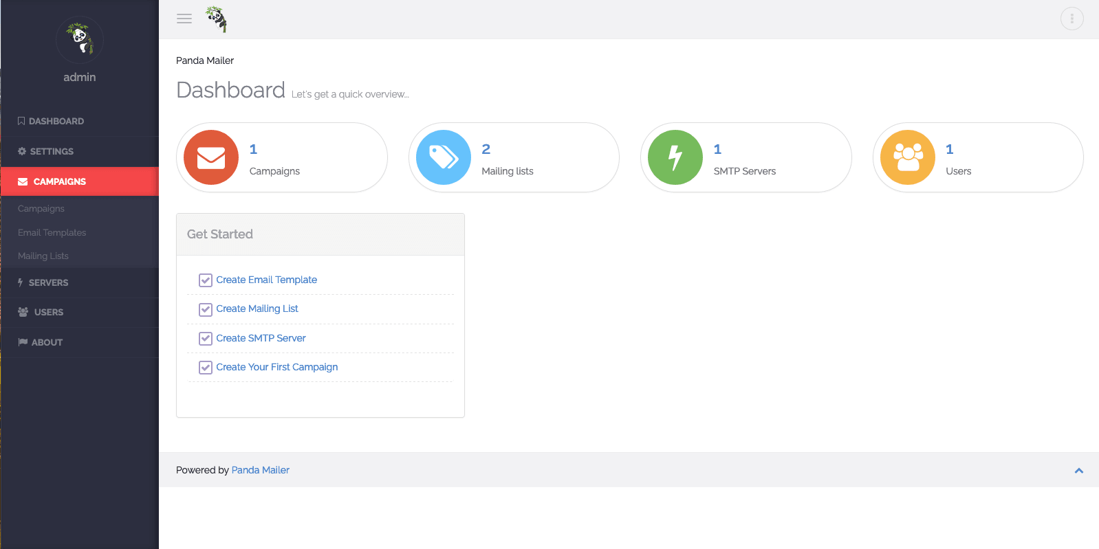 Panda Mailer PHP Script screenshot 2