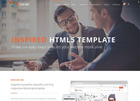Intheme Multipurpose corporate and creative template screenshot 3