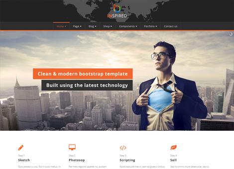 Intheme Multipurpose corporate and creative template screenshot 4