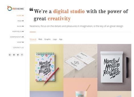 Intheme Multipurpose corporate and creative template screenshot 8