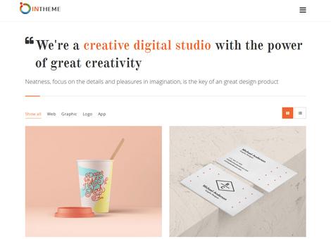 Intheme Multipurpose corporate and creative template screenshot 9