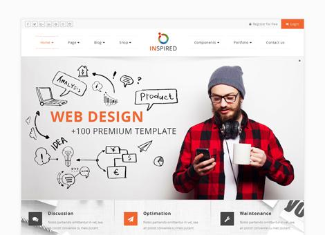 Intheme Multipurpose corporate and creative template screenshot 12