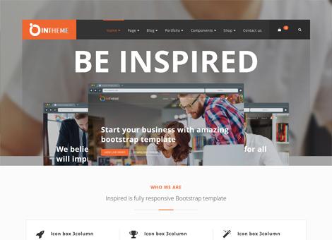 Intheme Multipurpose corporate and creative template screenshot 14