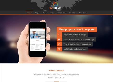 Intheme Multipurpose corporate and creative template screenshot 15