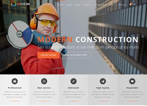 Intheme Multipurpose corporate and creative template screenshot 16