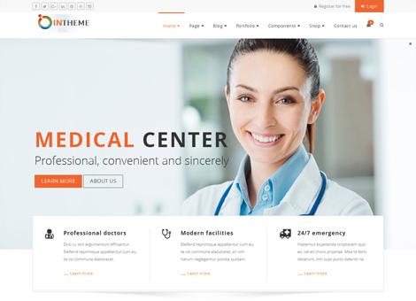 Intheme Multipurpose corporate and creative template screenshot 18