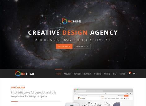 Intheme Multipurpose corporate and creative template screenshot 24