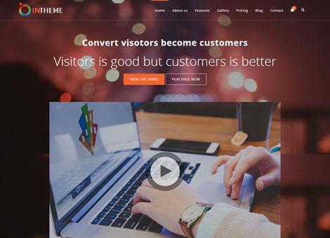 Intheme Multipurpose corporate and creative template screenshot 29