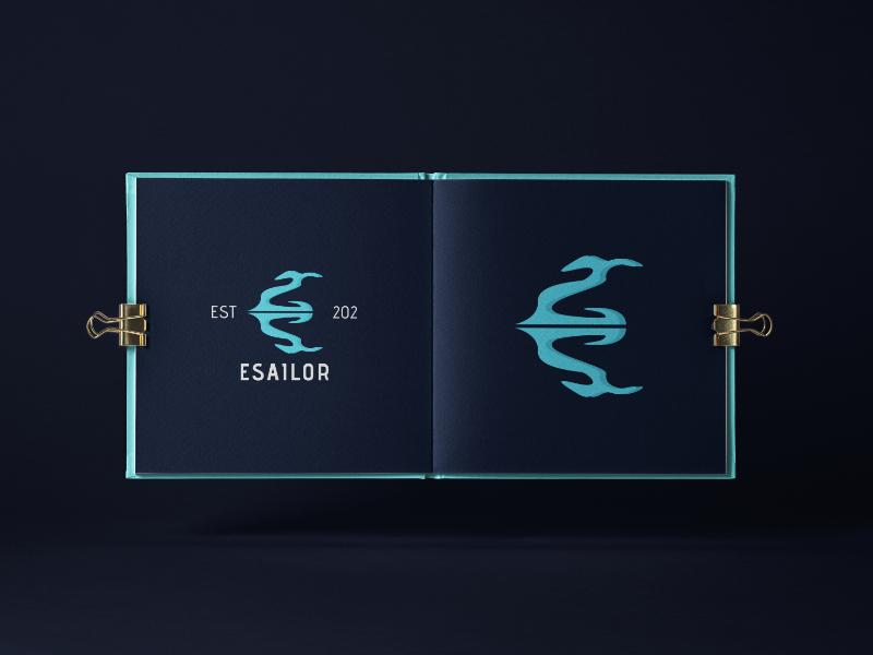 Letter E Anchor - ESAILOR Logo screenshot 1