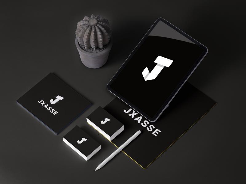 Letter J Flat Style - JXASSE Logo screenshot 2