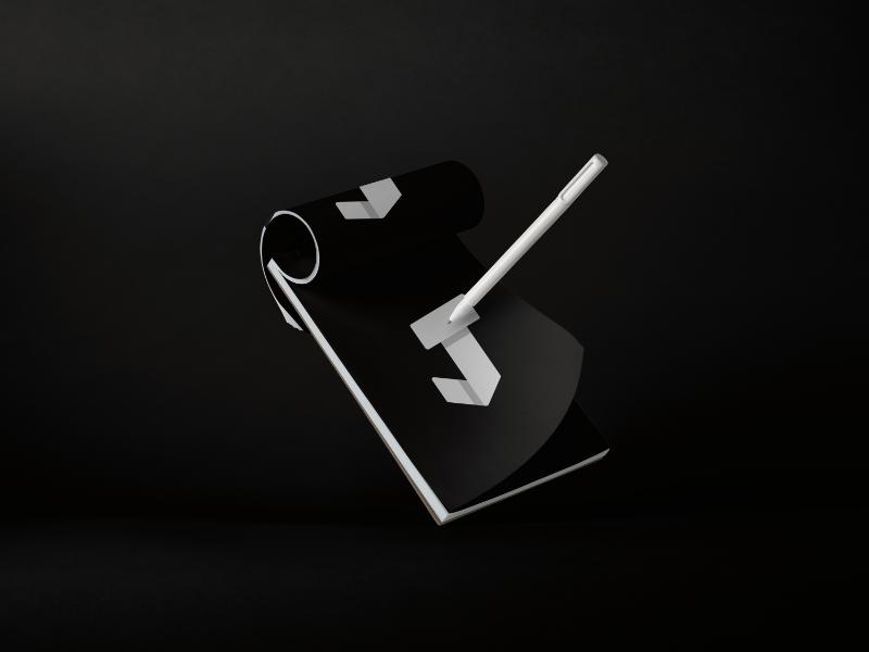 Letter J Flat Style - JXASSE Logo screenshot 3