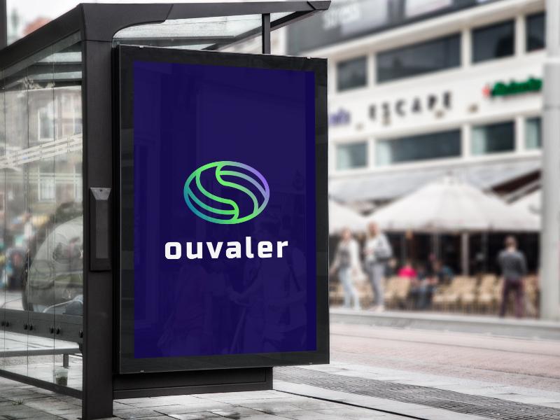 Oval line shape - ouvaler Logo screenshot 4