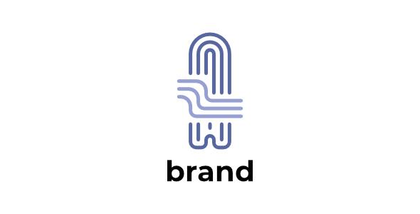 Letter A Line Logo Letter A Line Logo