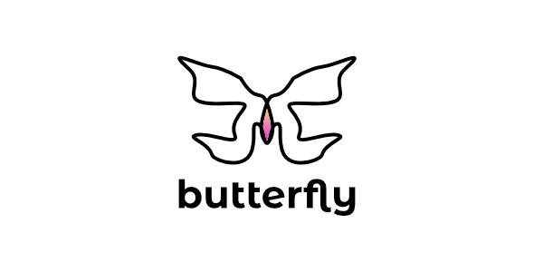 M Diamond Butterfly Logo M Diamond Butterfly Logo