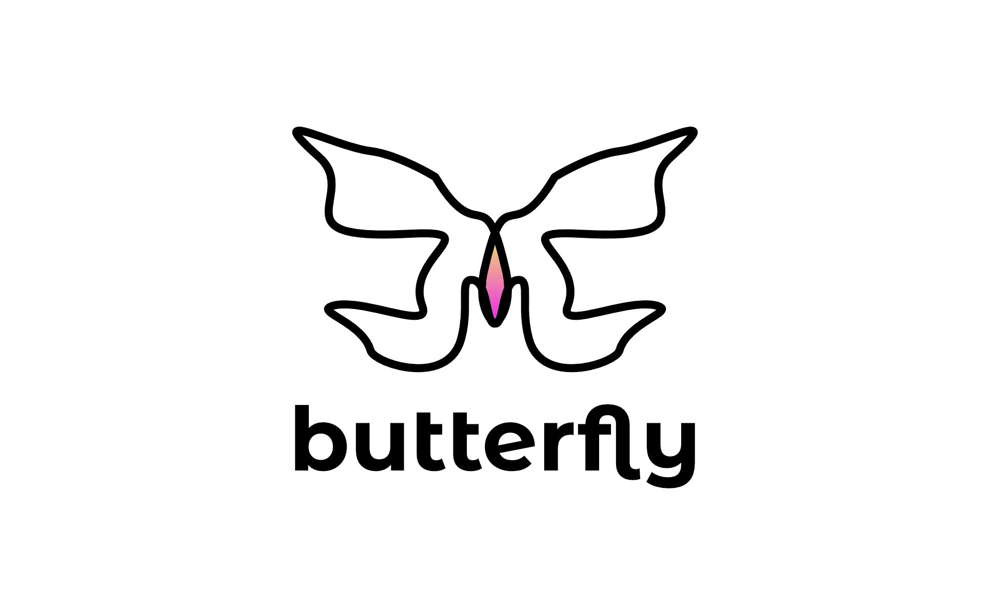 M Diamond Butterfly Logo screenshot 1