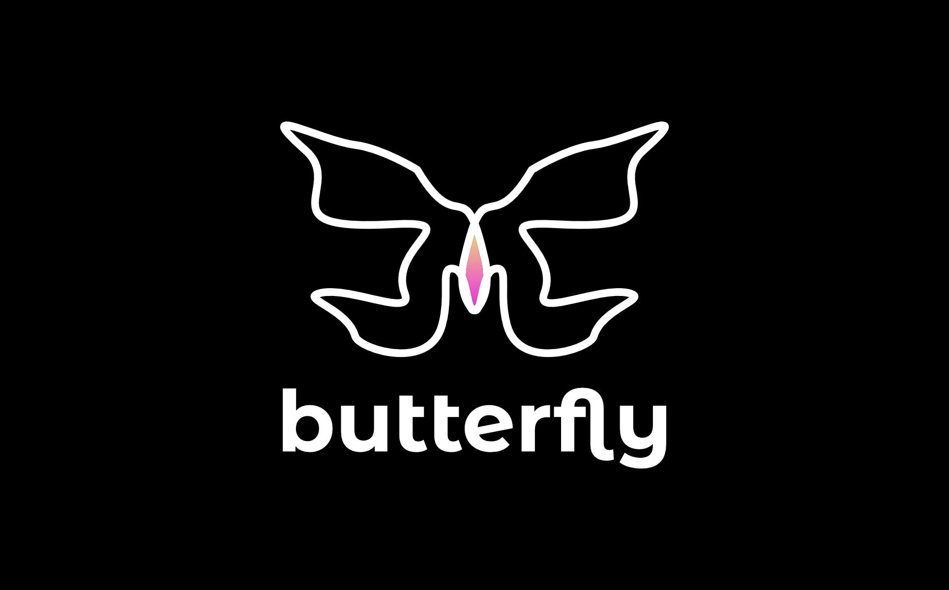 M Diamond Butterfly Logo screenshot 2