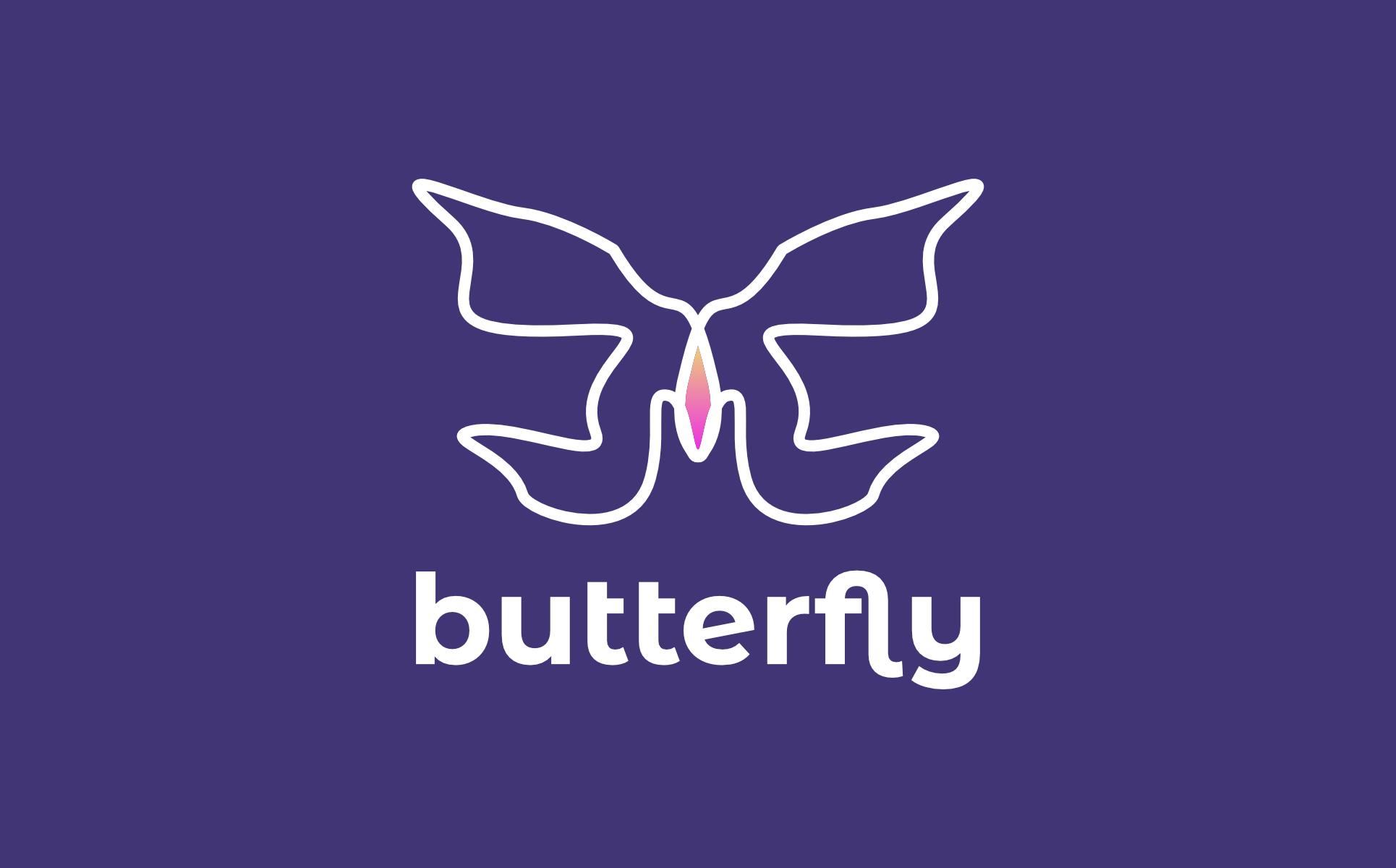 M Diamond Butterfly Logo screenshot 3