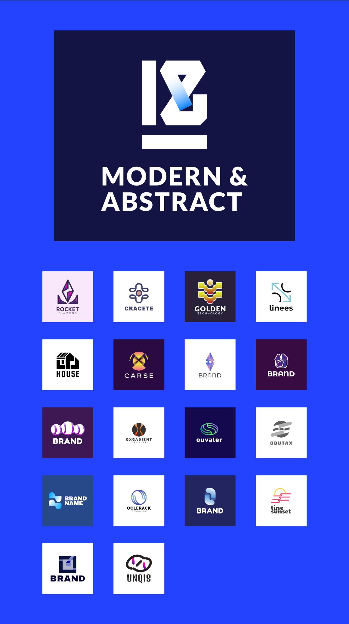 18 Modern & Abstract - Logo Collection screenshot 4