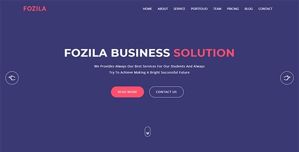 Fozila Consulting Business Template