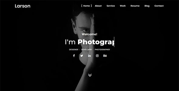 Larson Personal Portfolio Template Larson Personal Portfolio Template - Portfolio