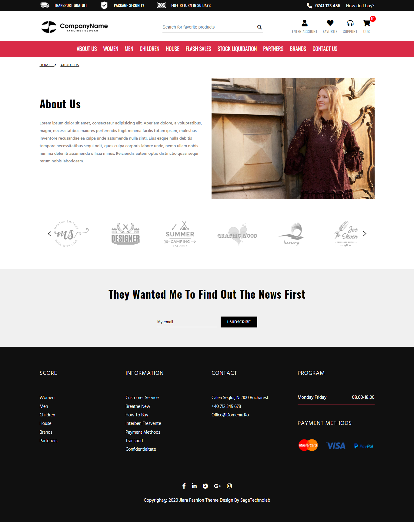 F-store - Ecommerce HTML Template screenshot 1