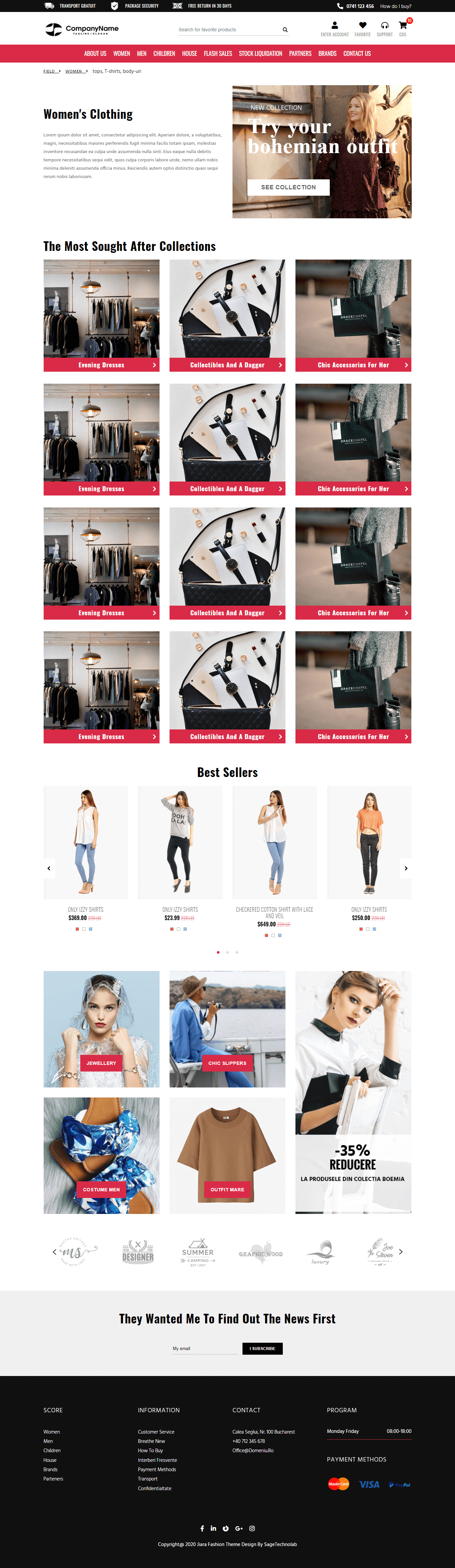 F-store - Ecommerce HTML Template screenshot 2