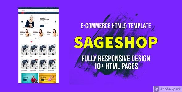 Sageshop HTML5 Template