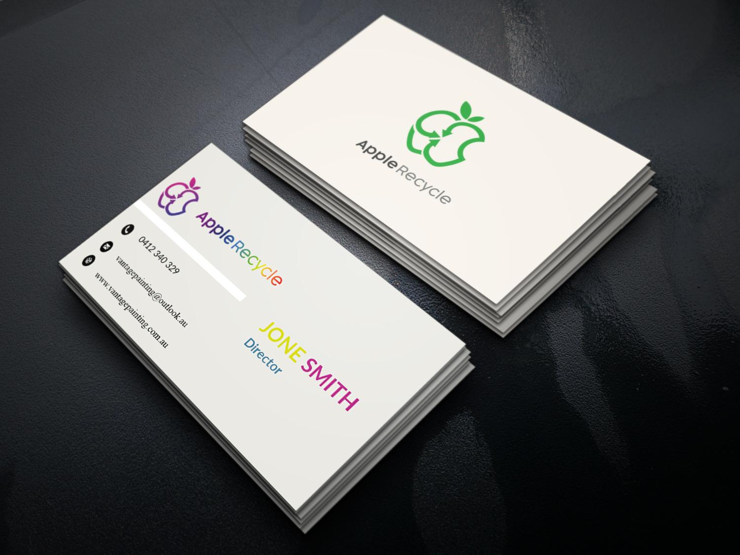 Business card design screenshot 1